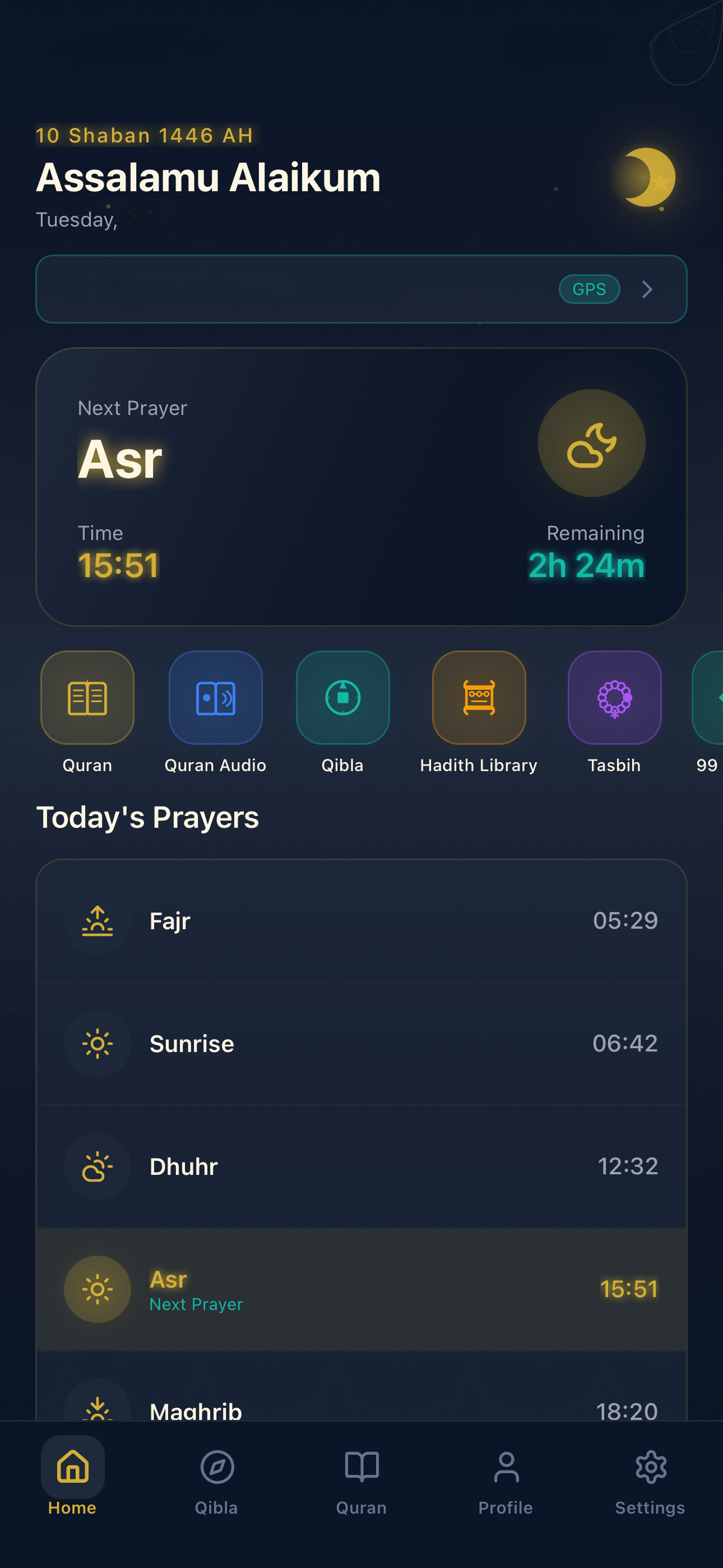 Prayer Times